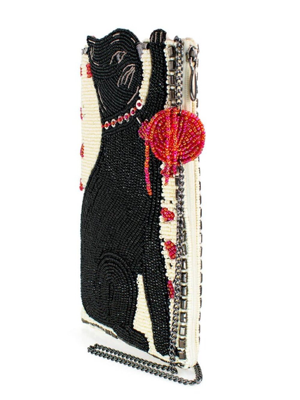 Mary Frances Purr-suit Kitty Cat and Yarn Crossbody Beaded Phone Bag - Picture 4 of 8